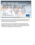 The Best Practices Clearinghouse for Heart Disease and Stroke A OneStopShop for Prevention  Management Resources