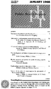 Public health reports  v 83 no 1  table of contents