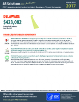 CDCs Investments to Combat Antibiotic Resistance Threats Nationwide Delaware Fiscal Year 2017