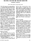 VDRL Spinal fluid slide and tube and Kolmer tests