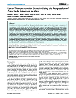 Use of Temperature for Standardizing the Progression of Francisella tularensis in Mice