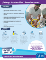 Detenga los microbios Lvese las manos