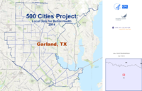 500 Cities Project Local Data for Better Health 2014 Garland TX