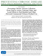 Preventing Chronic Disease Collection From Data to Action National State and Local Efforts to End Menthol and Other Flavored Commercial Tobacco Product Use