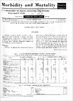 Morbidity and Mortality Weekly Report Vol 13 No 8 for Release February 28 1964