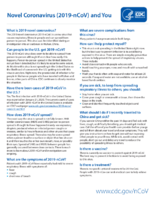 Novel coronavirus 2019nCoV and you