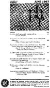 Public Health Reports  v 82 no 6 June 1967  table of contents