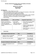National Conversation on Public Health and Chemical Exposures Leadership Council Meeting No 5 Summary Teleconference July 27 2010 Final Document