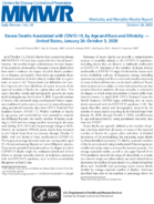 Excess Deaths Associated with COVID19 by Age and Race and Ethnicity  United States January 26October 3 2020
