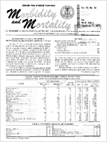 Morbidity and Mortality Weekly Report Vol 20 No 36 week ending September 11 1971