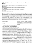 A Correlation Between Seismic Tomography Seismic Events And Support Pressure