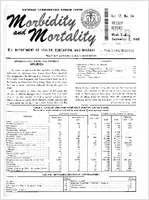Morbidity and Mortality Weekly Report Vol 17 No 36 week ending September 7 1968
