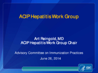 ACIP Hepatitis Work Group