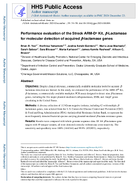 Performance evaluation of the Streck ARMD Kit Lactamase for molecular detection of acquired lactamase genes