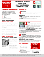 Advertencia de peligro Evitando los peligros durante la construccin de un centro de salud