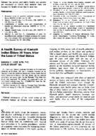 A health survey of Klamath Indian elders 30 years after the loss of tribal status