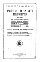 Public Health Reports  v 43 no 49  cover
