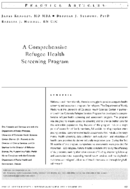A comprehensive refugee health screening program