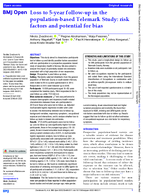 Loss to 5Year FollowUp in the PopulationBased Telemark Study Risk Factors and Potential for Bias