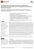 Characterization and Toxicity Analysis of LabCreated Respirable Coal Mine Dust from the Appalachians and Rocky Mountains Regions