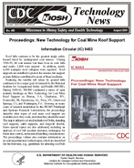 Technology News 493 Proceedings New Technology for Coal Mine Roof Support