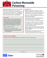 Carbon Monoxide Poisoning 2022