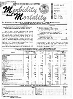 Morbidity and Mortality Weekly Report Vol 23 No 17 week ending April 27 1974
