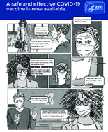 A safe and effective COVID19 vaccine is now available black and white