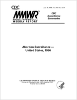 Morbidity and Mortality Weekly Report MMWR CDC Surveillance Summaries July 1999  Vol 48  No SS4