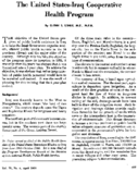 The United StatesIraq cooperative health program