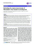 Estimating the malaria transmission of Plasmodium vivax based on serodiagnosis