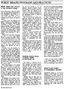 PUBLIC HEALTH PROGRAMS AND PRACTICES