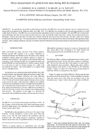 Stress Measurement of a Jointed Rock Mass During Drift Development