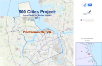 500 Cities Project Local Data for Better Health 2014 Portsmouth VA