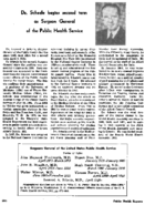 Dr Scheele begins second term as Surgeon General