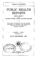 Public Health Reports  v 41 part 2 nos 2753 JulyDecember 1926  index
