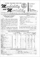 Morbidity and Mortality Weekly Report Vol 19 No 3 week ending January 24 1970