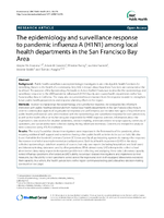 The epidemiology and surveillance response to pandemic influenza A H1N1 among local health departments in the San Francisco Bay Area