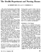 The health department and nursing homes