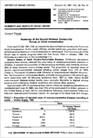 MMWR Morbidity and Mortality Weekly Report October 23 1987  Vol 36  No 41