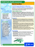 ATSDR Public Health Investment North Carolina 2017
