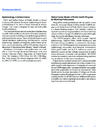 MMWR Announcement Online Career Master of Public Health Program for Working Professionals