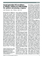 Second generation HIV surveillance in Pakistan evidence for understanding the epidemic and planning a response