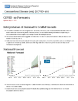 Coronavirus Disease 2019 COVID19 COVID19 Forecasts for the United States May 21 2020