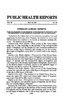 Public Health Reports  V 30 No 22 May 28 1915
