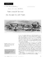 Public Health Service On The Job For 200 Years