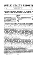 Weekly Reports for FEBRUARY 21 1930
