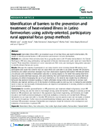 Identification of barriers to the prevention and treatment of heatrelated illness in Latino farmworkers using activityoriented participatory rural appraisal focus group methods