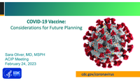 COVID19 vaccine  considerations for future planning