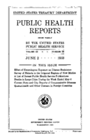 Public Health Reports  v 48  no 22  cover